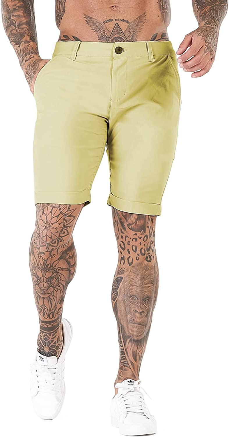 Stretch Chino Short Pants-Waves And Trunks