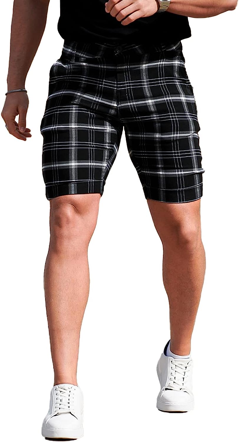 Zipper Closure Slim Fit Chino Short-Waves And Trunks