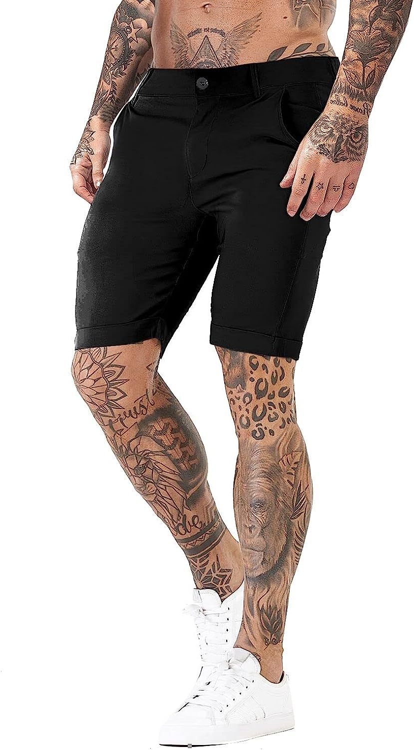 Stretch Chino Short Pants-Waves And Trunks