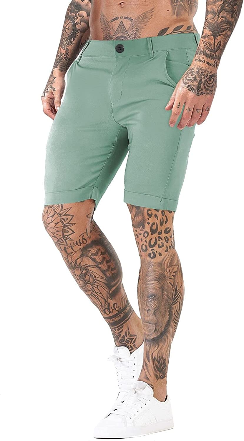 Stretch Chino Short Pants-Waves And Trunks