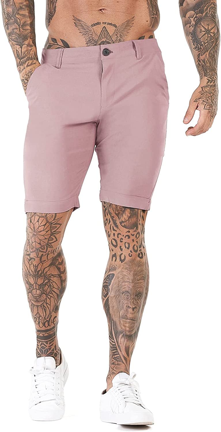 Stretch Chino Short Pants-Waves And Trunks