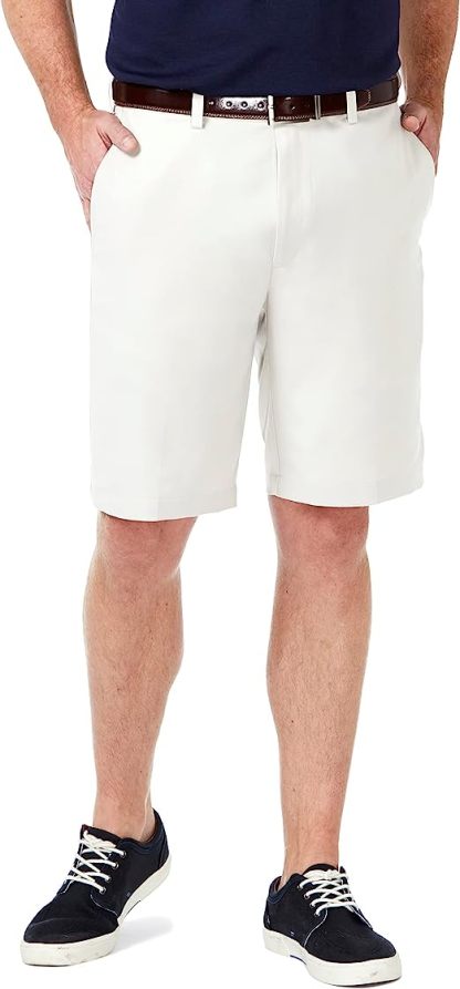 Casual Flat Front Shorts-Waves And Trunks