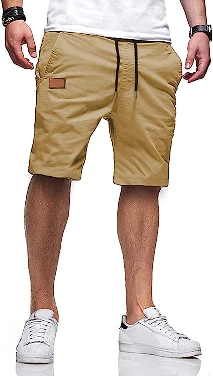 Casual Summer Drawstring Closure Beach Shorts-Waves And Trunks