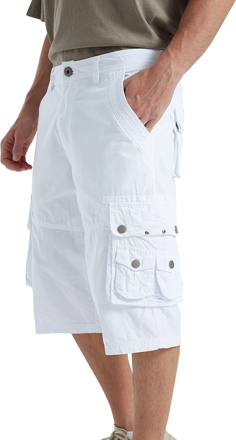 Multi Pocket Cotton Shorts-Waves And Trunks