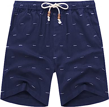 Lightweight Drawstring Summer Beach Shorts-Waves And Trunks