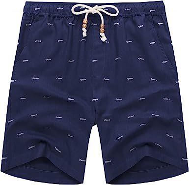 Lightweight Drawstring Summer Beach Shorts-Waves And Trunks
