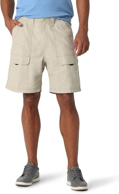 Elastane Adventure Canvas Hiker Shorts-Waves And Trunks