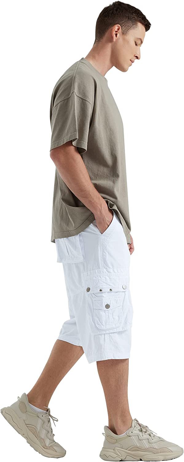 Multi Pocket Cotton Shorts-Waves And Trunks