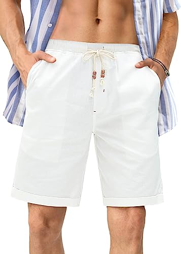 Adjustable Casual Summer Beach Shorts-Waves And Trunks