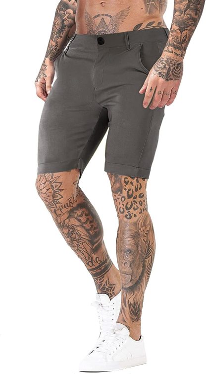 Stretch Chino Short Pants-Waves And Trunks