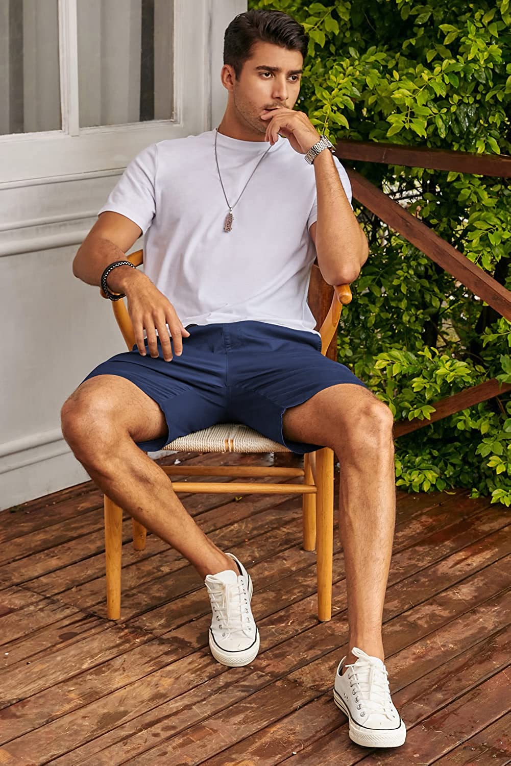 Breathable Comfort Drawstring Summer Shorts-Waves And Trunks