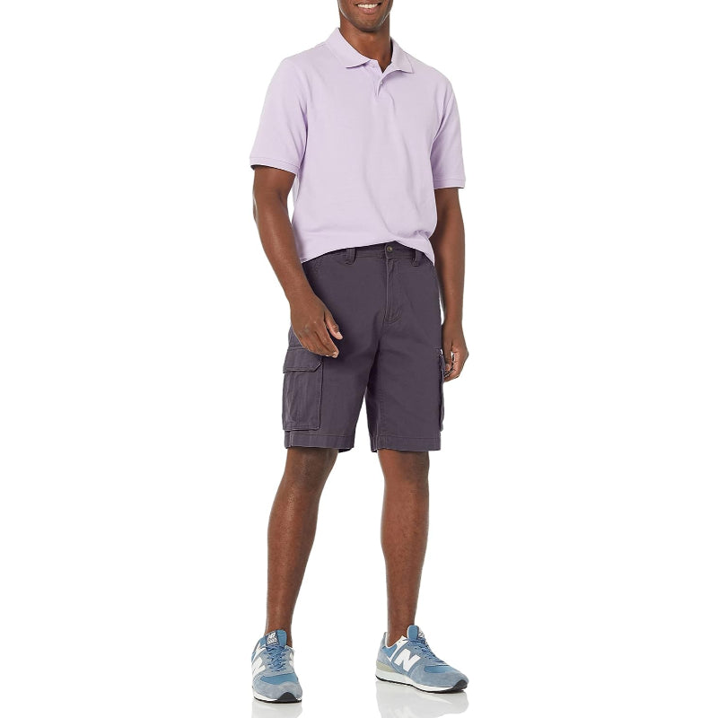Button Closure Classic Fit Cargo Short-Waves And Trunks