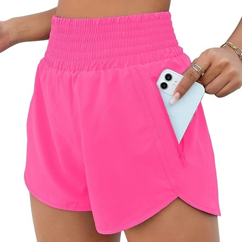 Elastic Active Pocket Shorts-Waves And Trunks