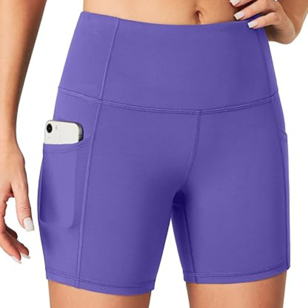 Biker Shorts Pockets Design – Stretch Fabric for Workouts-Waves And Trunks