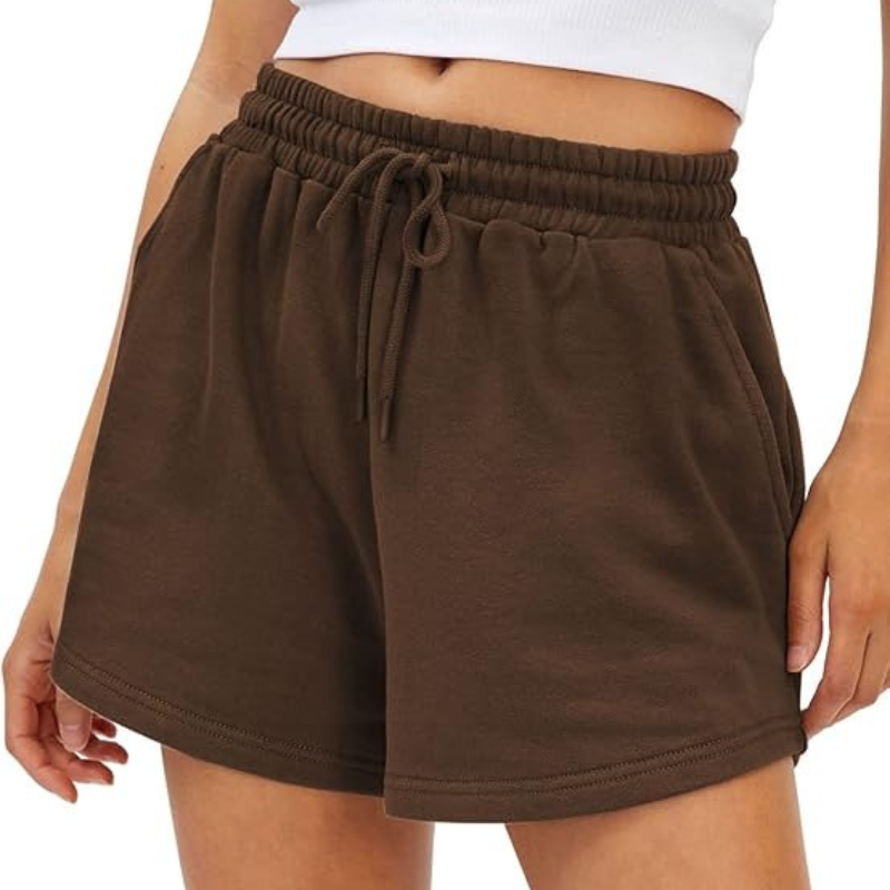 Soft Drawstring Lounge Shorts – Lightweight Comfort with Side Pockets-Waves And Trunks
