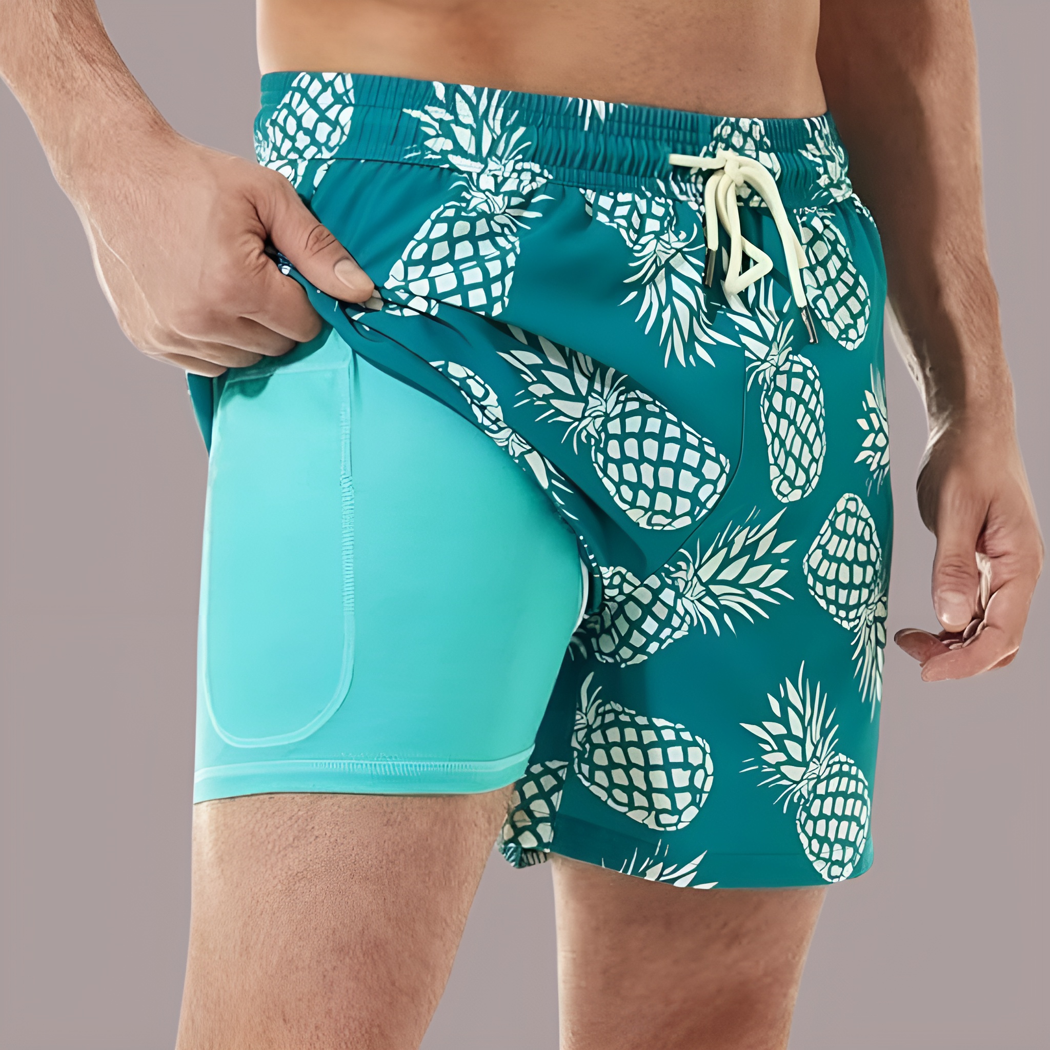 Swim Trunks Swim Shorts for Men Quick Dry 5 inch Inseam