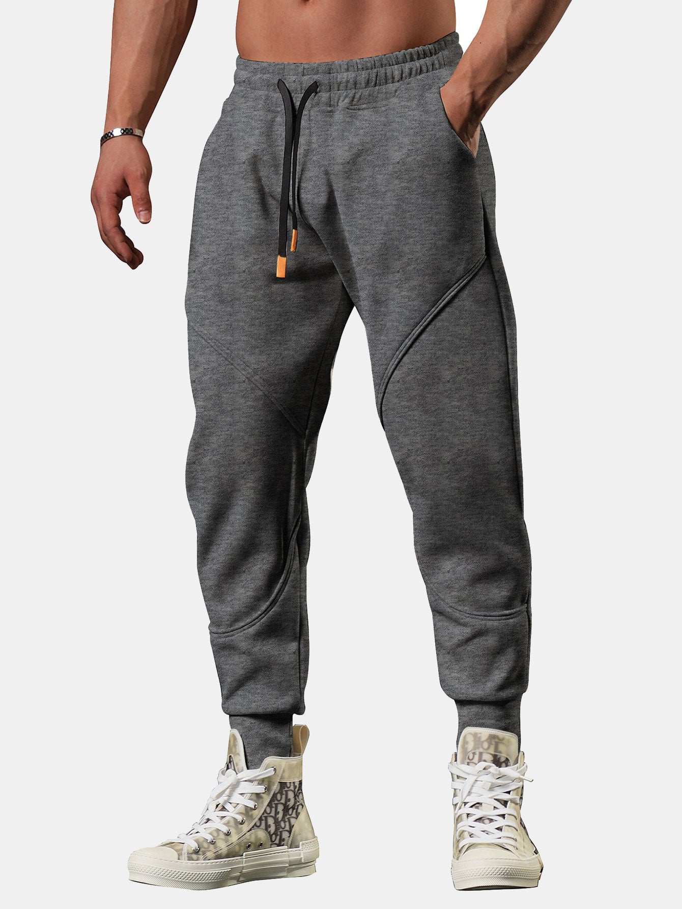 Bold Stitch Athletic Joggers-Waves And Trunks