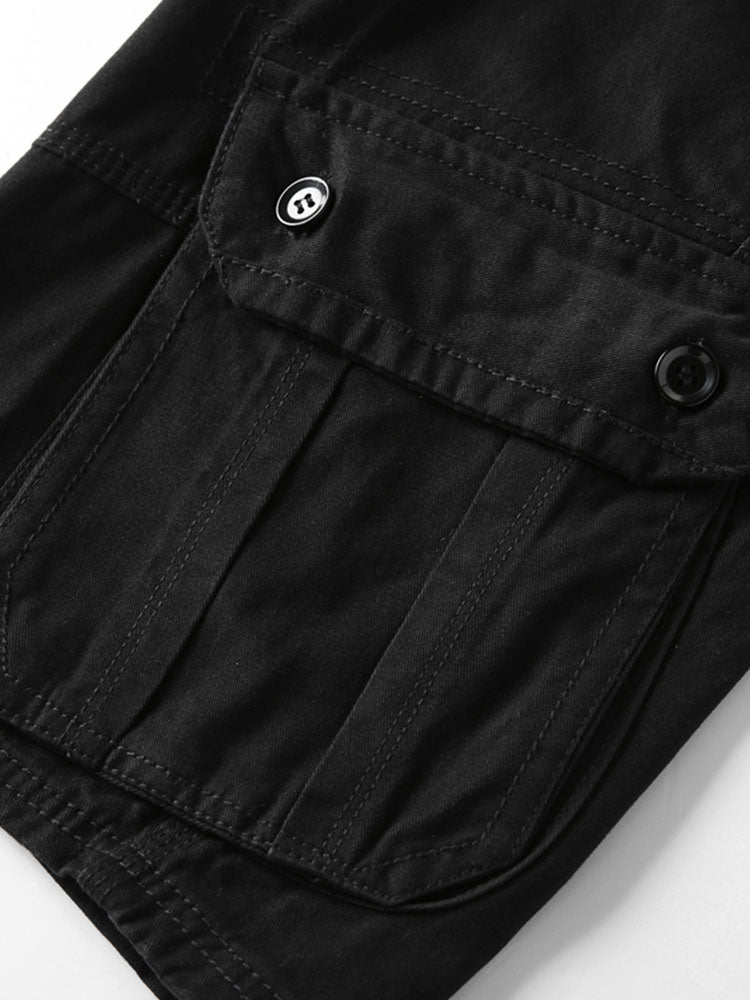 Comfortable Cargo Shorts With Pockets-Waves And Trunks
