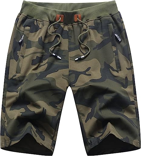 Casual Comfy Camo Shorts-Waves And Trunks