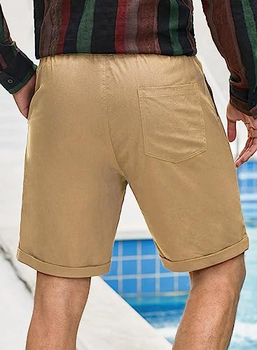 Adjustable Casual Summer Beach Shorts-Waves And Trunks