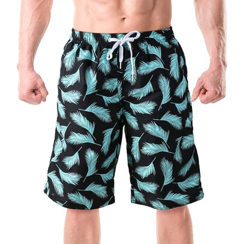 Vibrant Tropical Swim Shorts