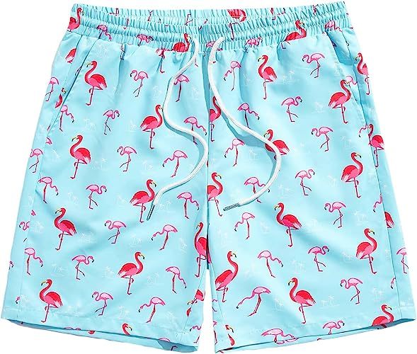Printed Shorts With Pocket-Waves And Trunks