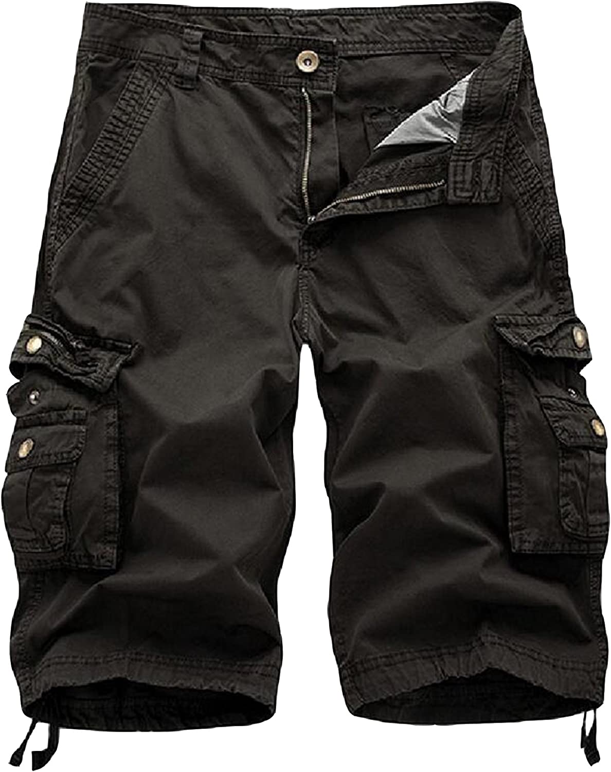 Relaxed Fit Multi Pocket Shorts-Waves And Trunks