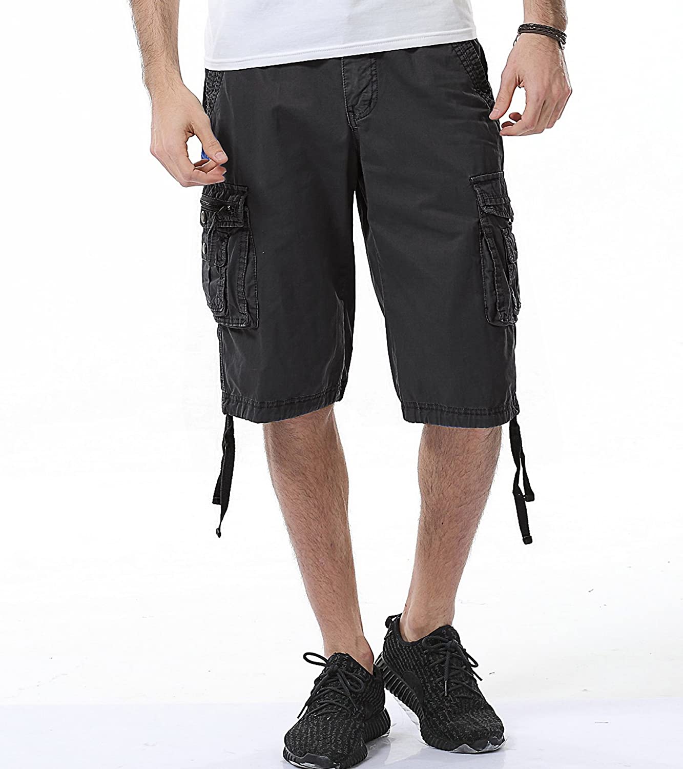 Relaxed Fit Multi Pocket Shorts-Waves And Trunks