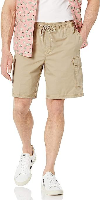 Elastic Waist Cargo Short-Waves And Trunks