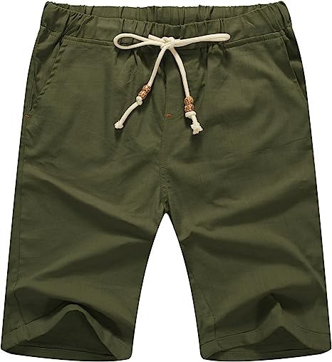 Casual Drawstring Closure Classic Fit Shorts-Waves And Trunks