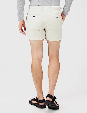 Slim Fit Flat Chino Short-Waves And Trunks