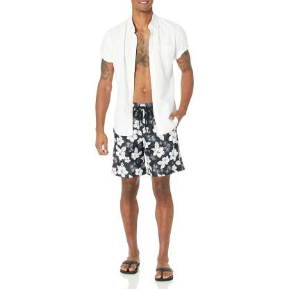 Quick Dry Swim Trunk-Waves And Trunks