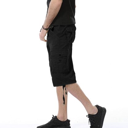 Relaxed Fit Multi Pocket Shorts-Waves And Trunks