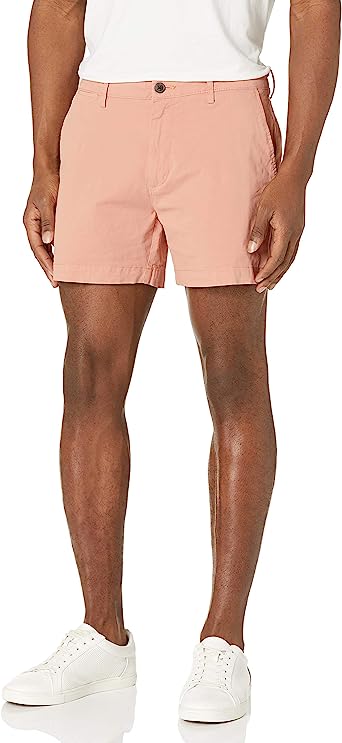 Slim Fit Flat Chino Short-Waves And Trunks