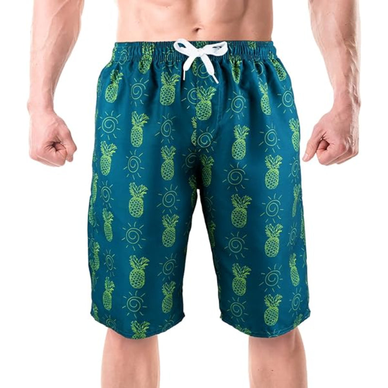 Vibrant Tropical Swim Shorts