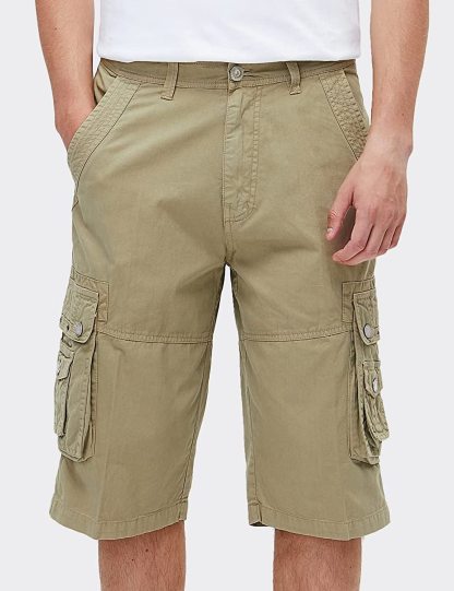 Multi Pocket Cotton Shorts-Waves And Trunks