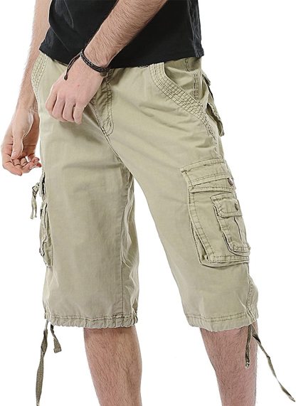 Relaxed Fit Multi Pocket Shorts-Waves And Trunks