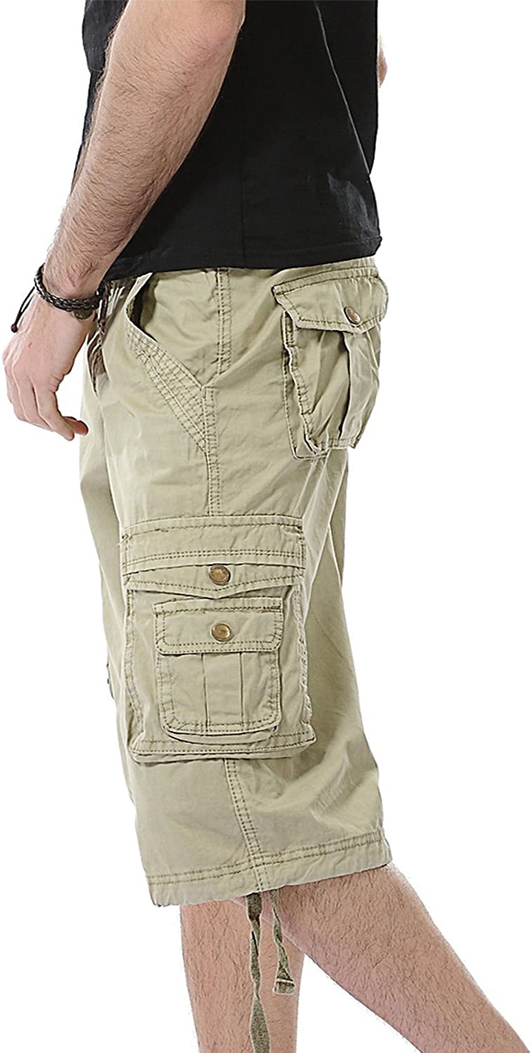 Relaxed Fit Multi Pocket Shorts-Waves And Trunks