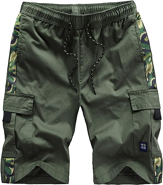 Cargo Elastic Shorts-Waves And Trunks