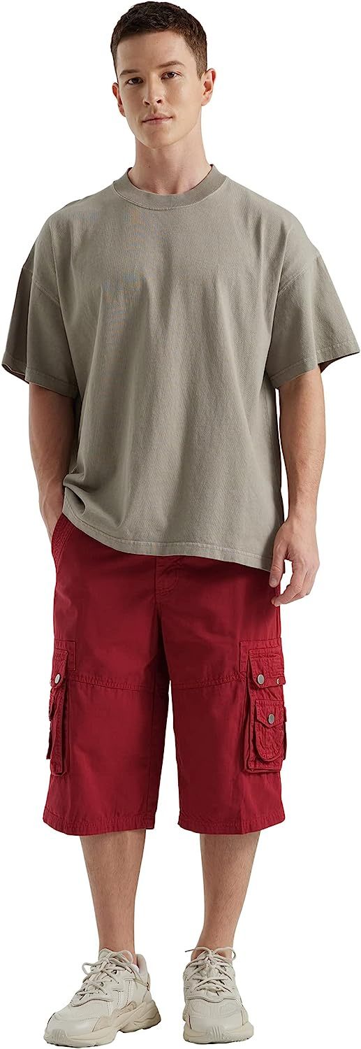 Multi Pocket Cotton Shorts-Waves And Trunks