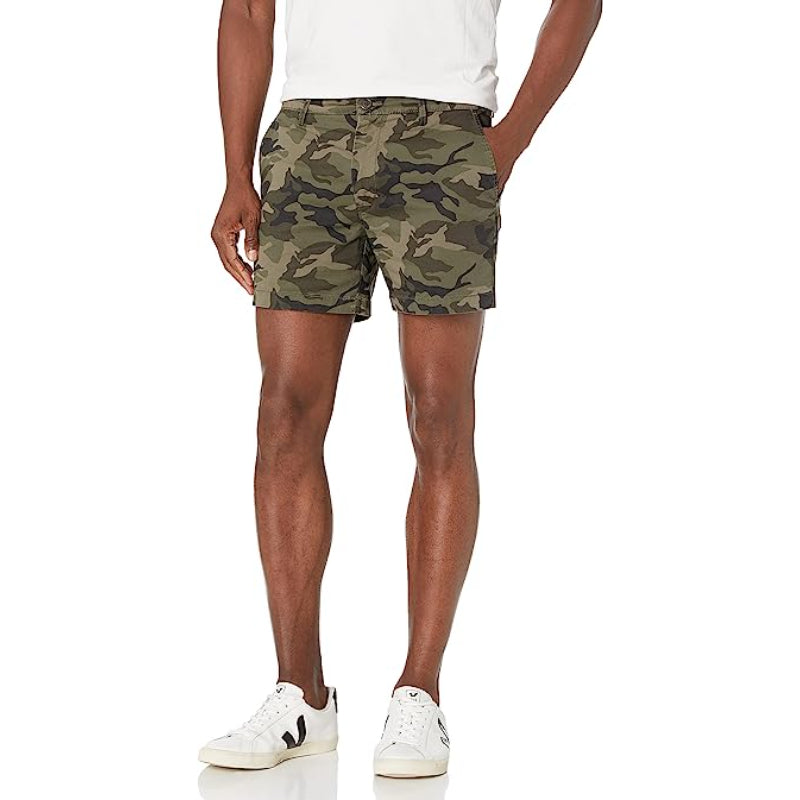 Slim Fit Camo Shorts-Waves And Trunks