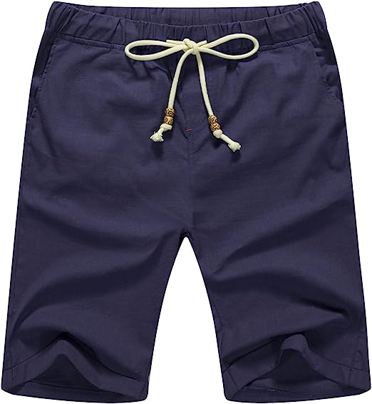 Casual Drawstring Closure Classic Fit Shorts-Waves And Trunks