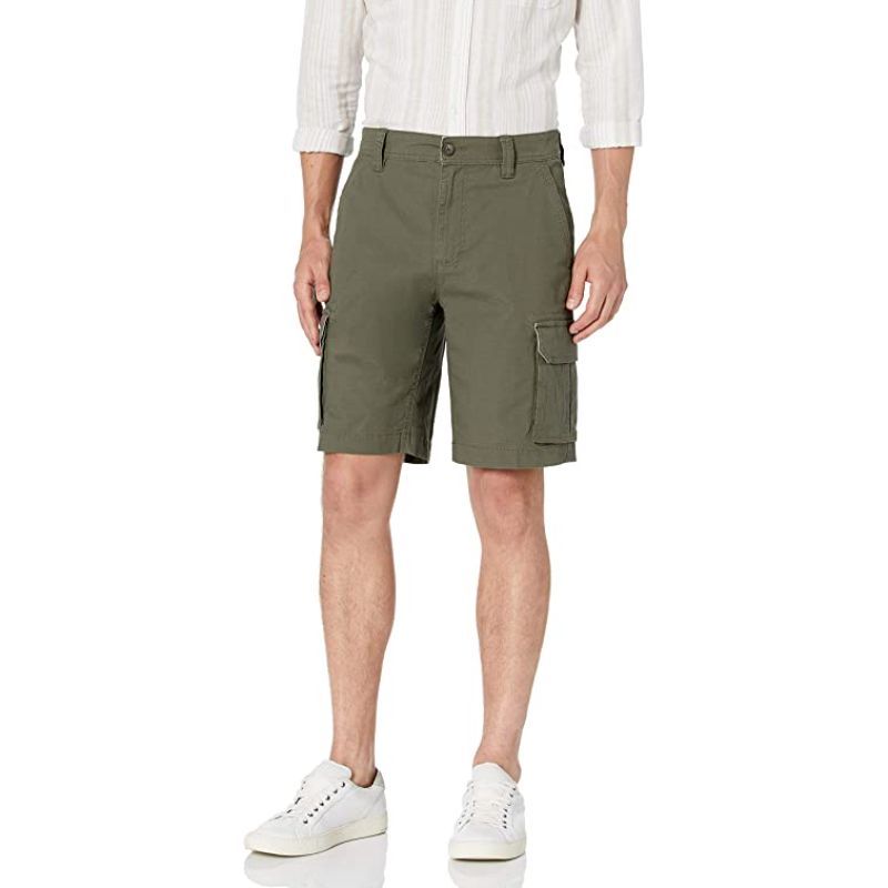 Lightweight Button Closure Cargo Short-Waves And Trunks