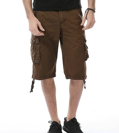 Relaxed Fit Multi Pocket Shorts-Waves And Trunks