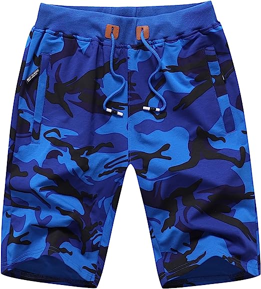 Casual Workout Camo Shorts-Waves And Trunks
