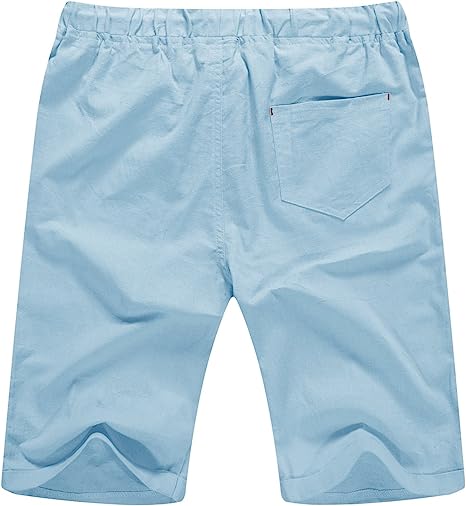 Casual Drawstring Closure Classic Fit Shorts-Waves And Trunks