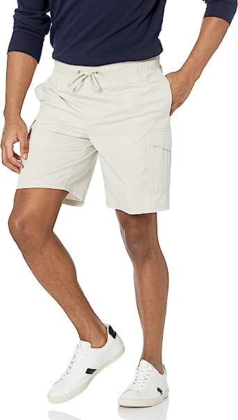 Elastic Waist Closure Cargo Short-Waves And Trunks