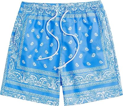 Summer Shorts With Pocket-Waves And Trunks
