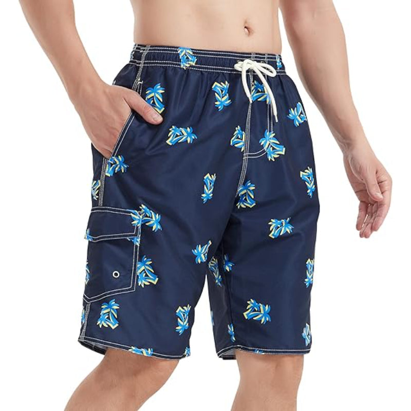 Vibrant Tropical Swim Shorts