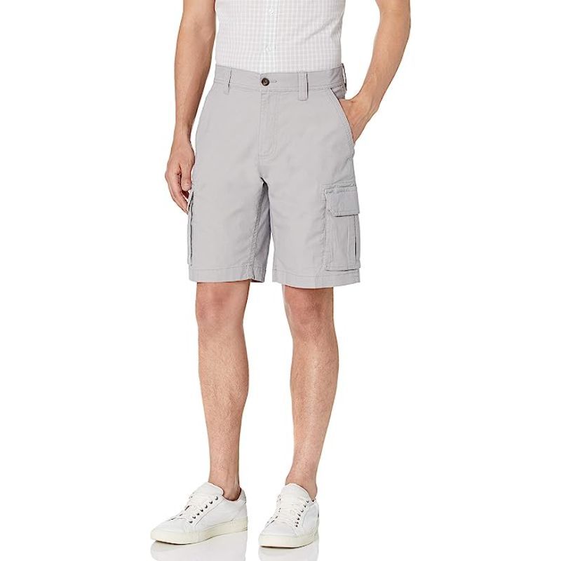 Lightweight Button Closure Cargo Short-Waves And Trunks